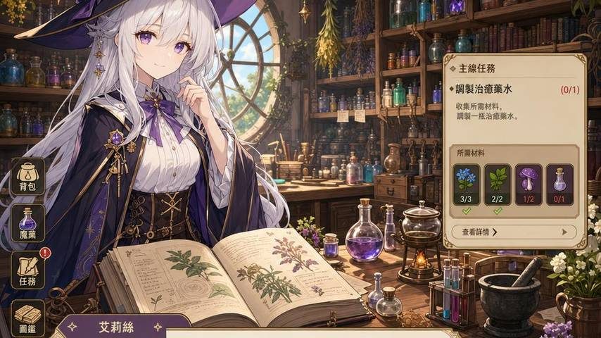 魔女秘药 角色养成 玩法截图 7