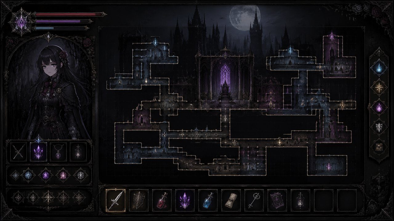 哥特少女勇闯恶魔城2 探索场景 预览图 8