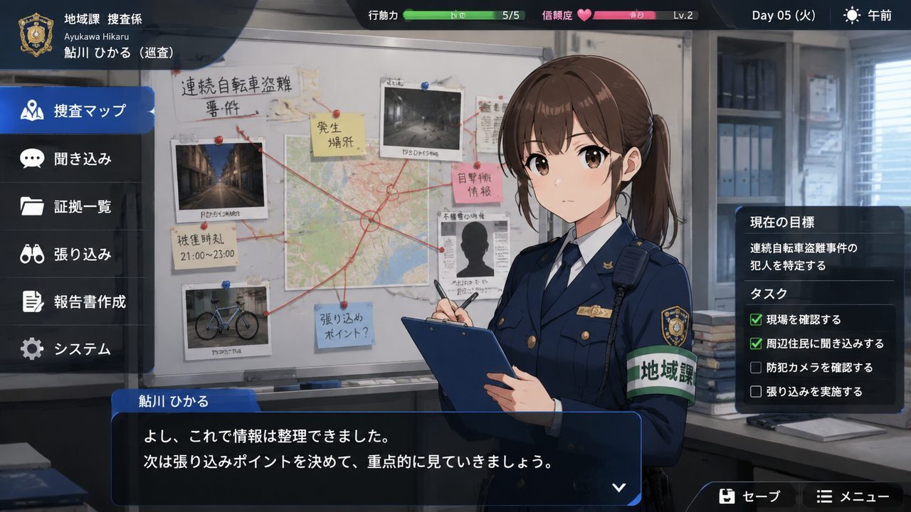 极道无赖EX 女警鮎川光 实机画面 场景图