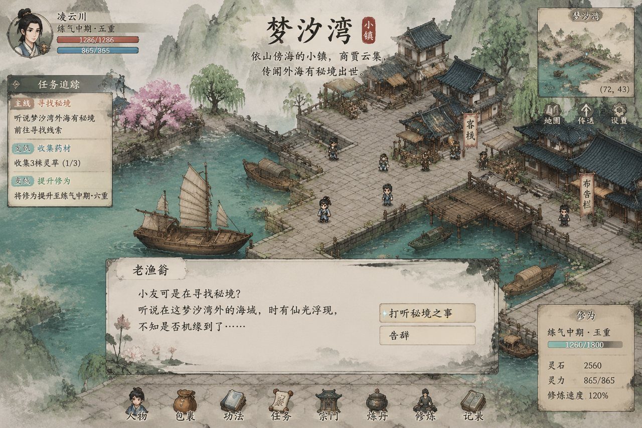 谪仙索欢录 操作界面 实机截图 8