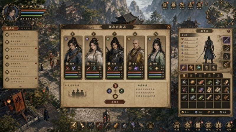 金庸群侠传5爱与死仙狐MOD六周年 中文界面 实机截图 1