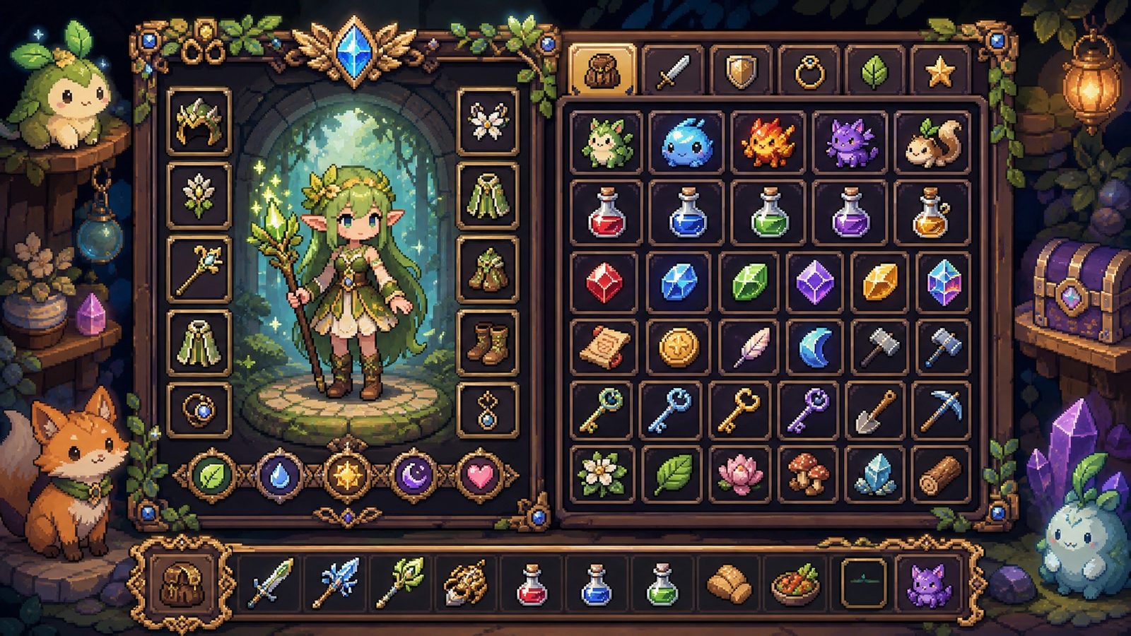 精灵谷物语SpiritValley版 角色路线 玩法截图 8